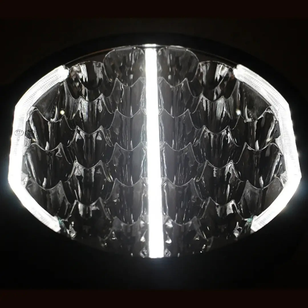 LED Extraljus 7" Rund