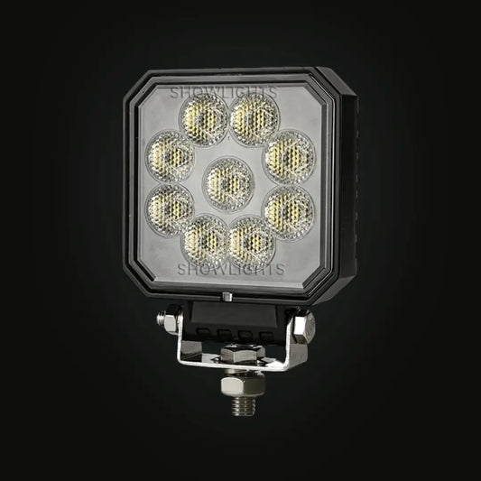 LED Arbetslampa 9x3W Fyrkantig