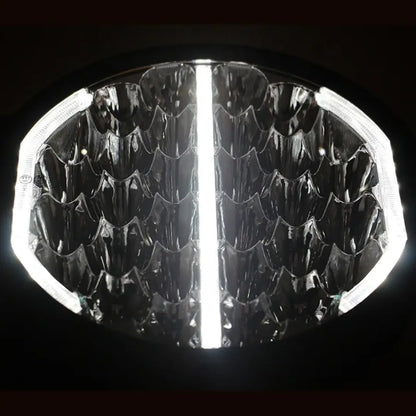 LED Extraljus 7" Rund